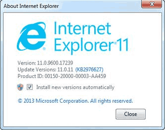 internet explorer 11 update windows 7