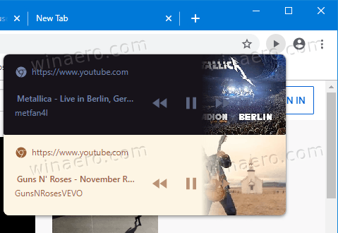 Chrome Global Media Controls In Action 2