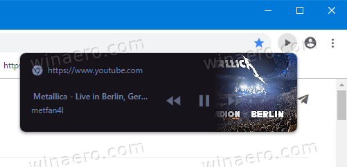 Chrome Global Media Controls In Action