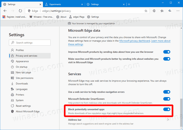 how to block a website on microsoft edge windows 10