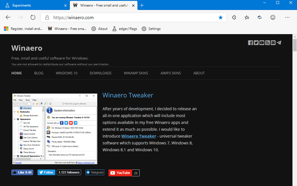 How To Enable Dark Mode In Microsoft Edge Chromium Edge Chromium