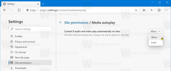 Edge Media AutoPlay Block Removed