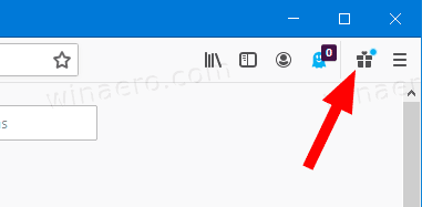 Firefox 70 Menu Whats New Toolbar Icon