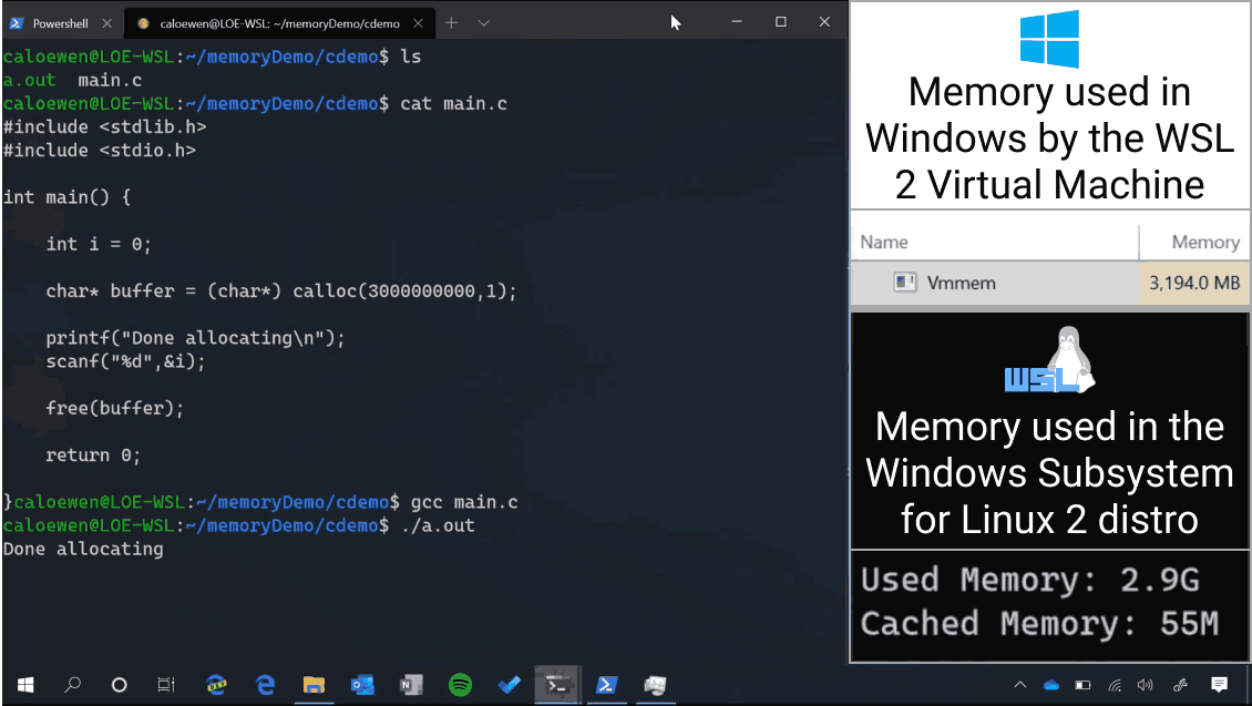 Восстановление памяти Windows 10