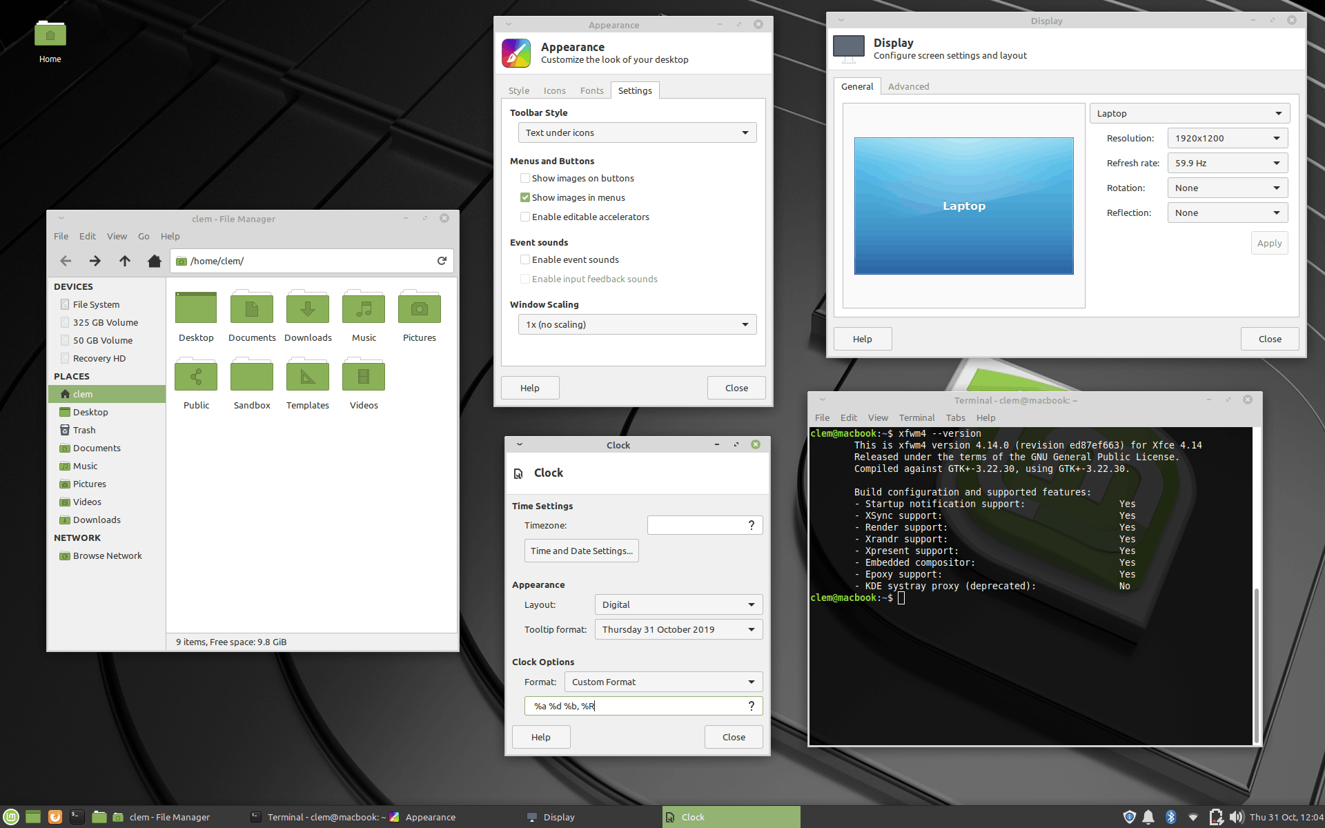 Linux Mint 19.3 Xfce