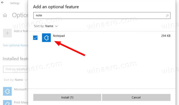 Windows 10 Reinstall Notepad