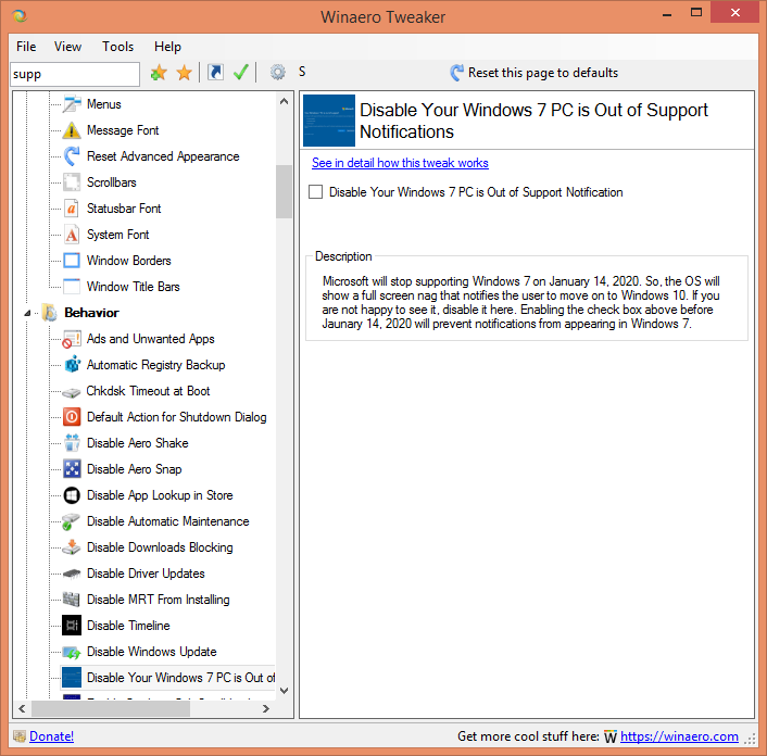 Winaero Tweaker 1.55 for windows download