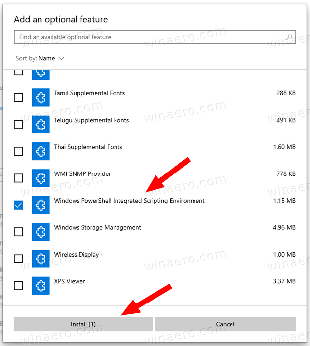 Windows 10 Install Poweshell Ise Settings