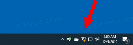 Windows 10 Windows Update Status Tray Icon