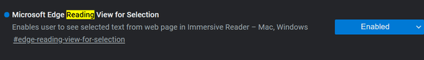 Edge Enable Open In Immersive Reader