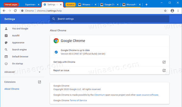 Google Chrome Tab Groups