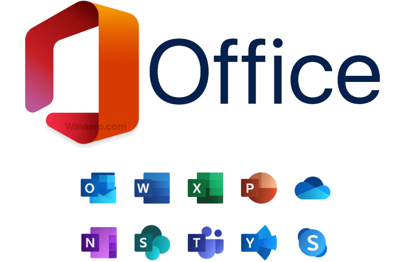 Баннер с логотипом Microsoft Office 2020 Fs8