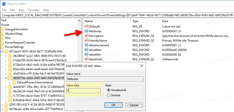 Add Primary NVMe Idle Timeout Tweak