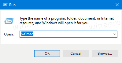 Откройте брандмауэр Windows в режиме повышенной безопасности