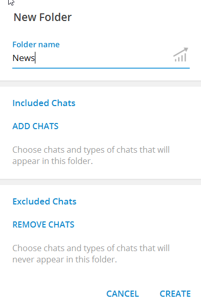 Telegram Folders 2