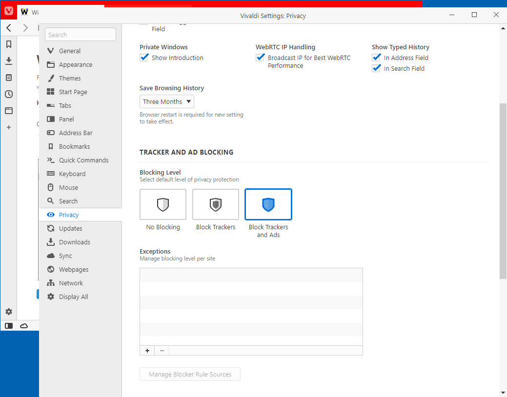 Vivaldi Ad Blocker 2