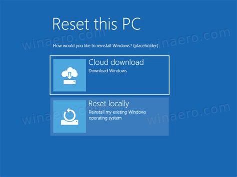 Windows 10 Cloud Download