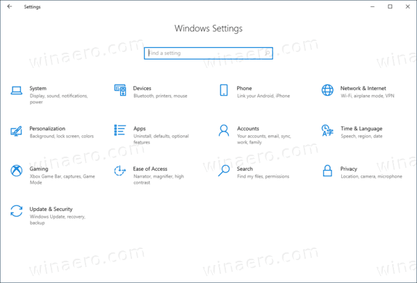 Win10 All Settings 2.0.4.34 instal the last version for apple