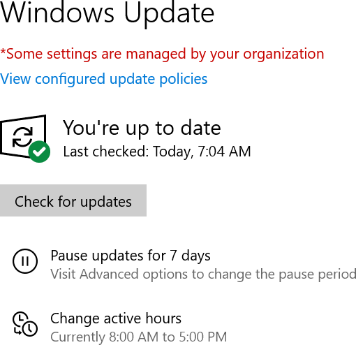 Windows Update Check For Updates