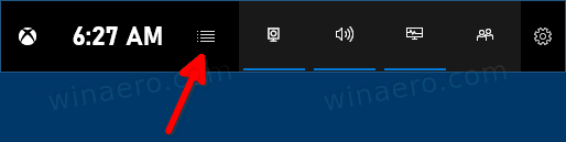 Add or Remove Widget Buttons From Xbox Game Bar in Windows 10