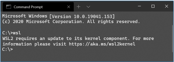 Wsl2 Kernel Update