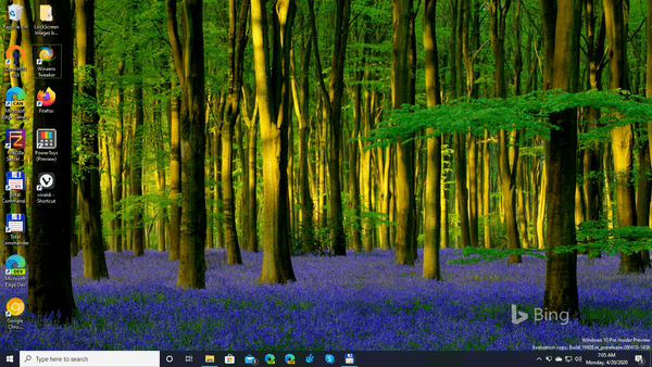 Bing Wallpaper Applied