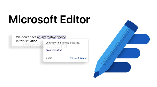 Microsoft Editor Banner