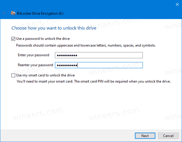 Set Bitlocker Password For Fixed Drive