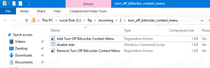 Windows 10 Turn Off Bitlocker Context Menu Files