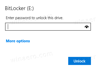 Windows 10 разблокировать диск Bitlocker