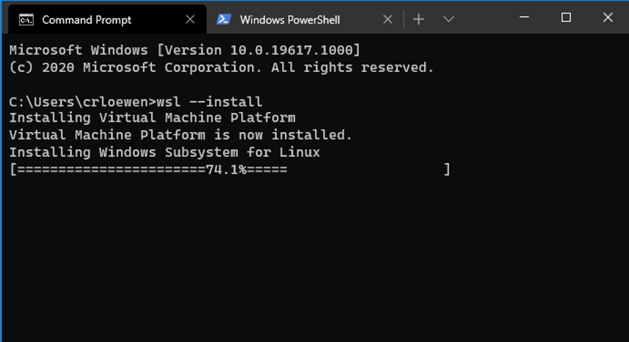 Удалить debian windows wsl