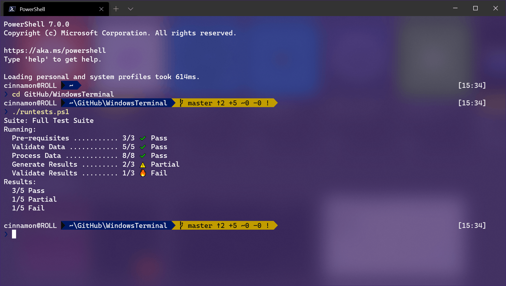 windows terminal color scheme