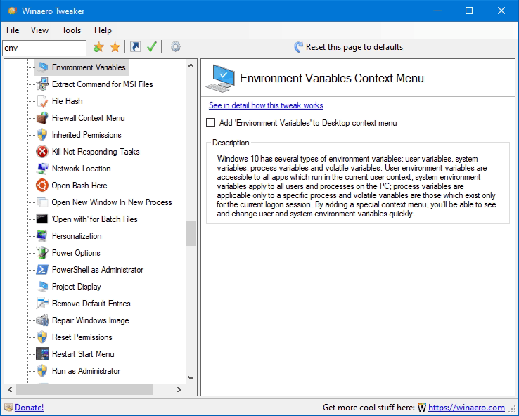 download the new version for windows Winaero Tweaker 1.55