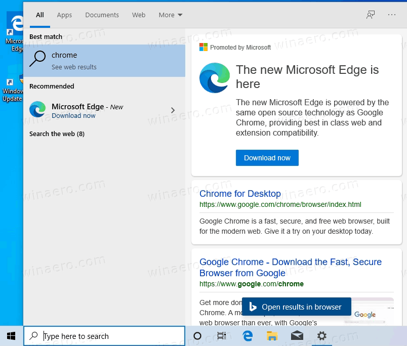 Chrome Edge Ads