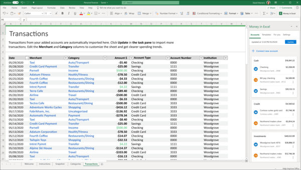 Money In Excel 1