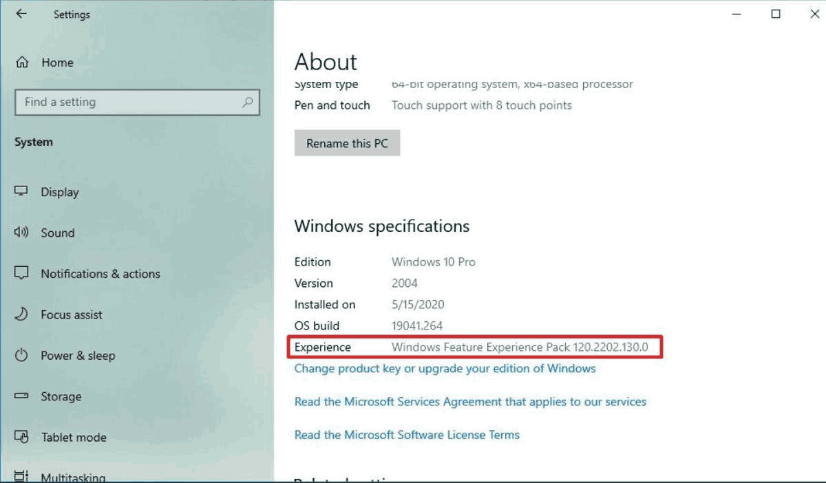 Windows Feature Experience Pack