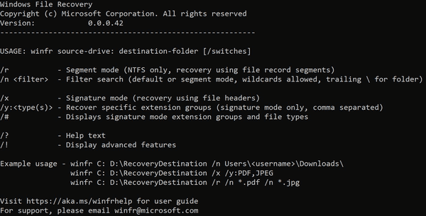 ntfs undelete open source