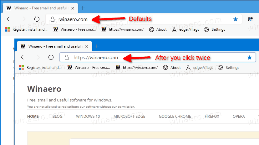 Edge Hides Www And Https