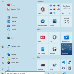 Windows 10 New Start Menu 2020 Icon