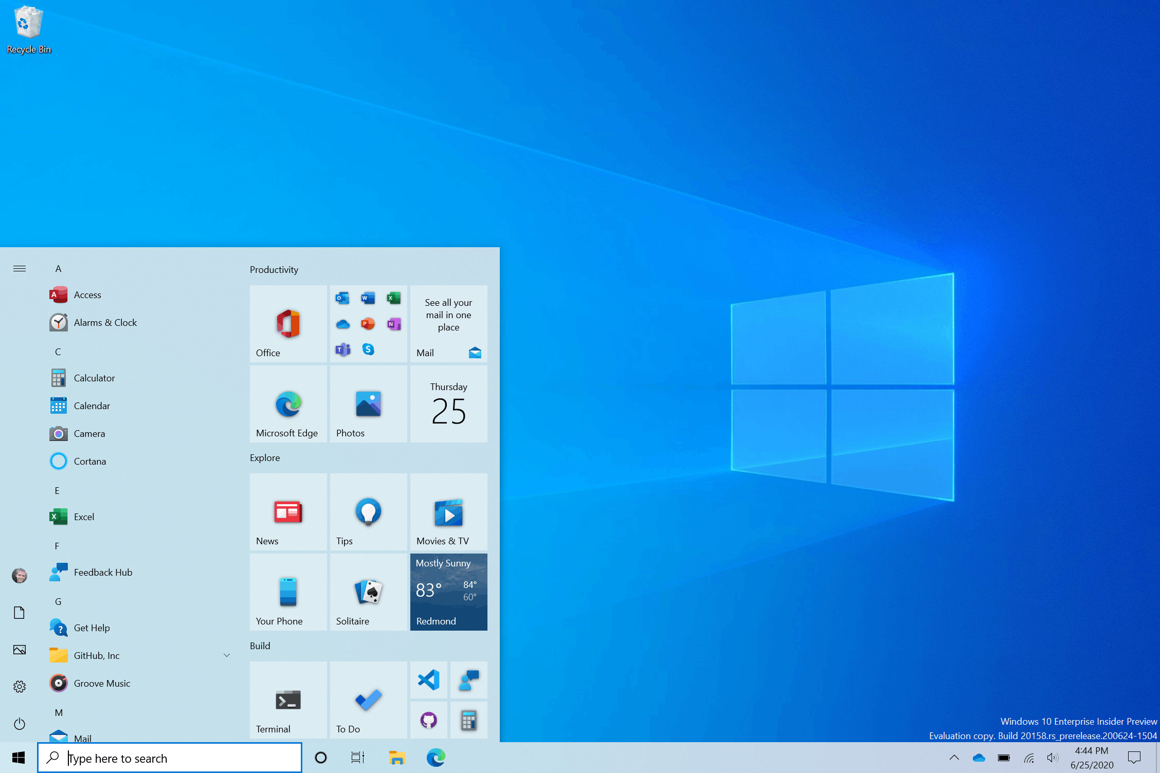 window 10 start menu disappeared