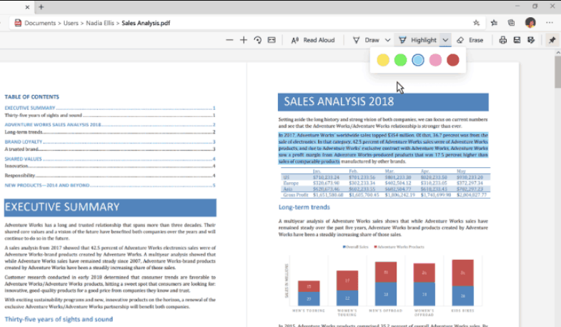 how to search and highlight in pdf