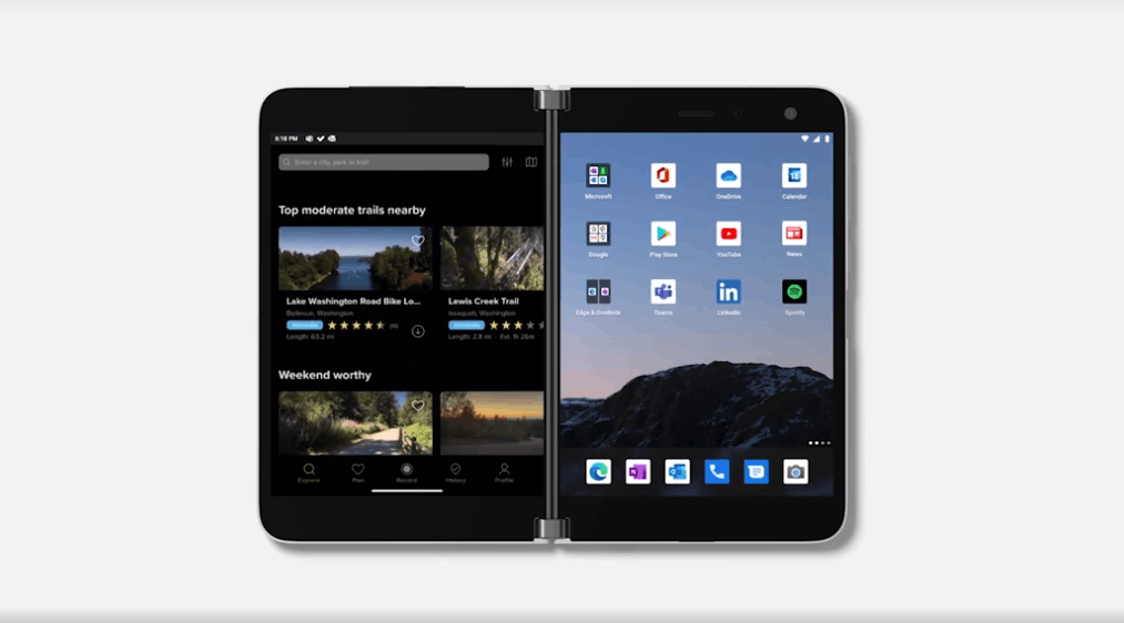 Microsoft Surface Duo 1 launcher