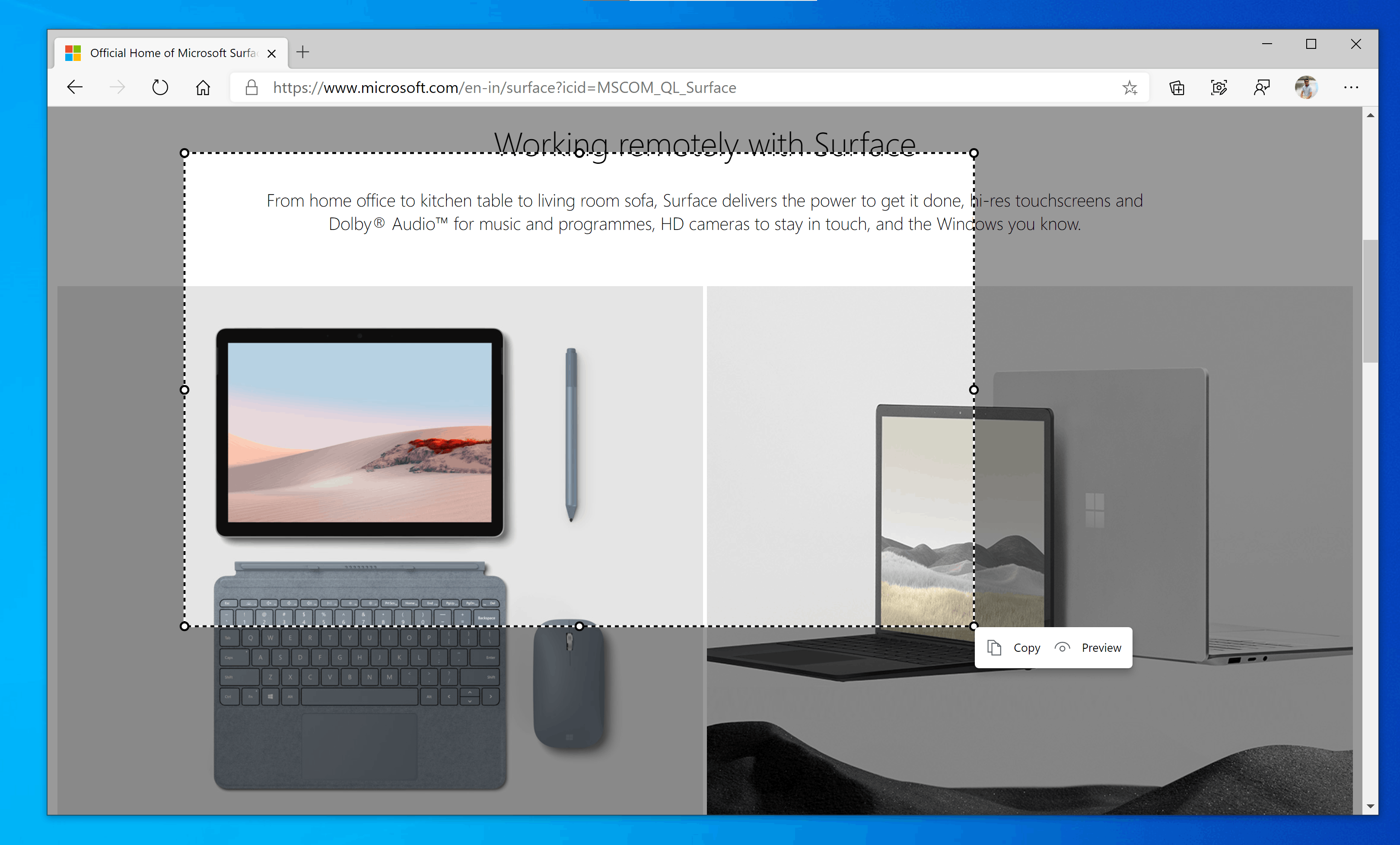 disable microsoft edge show desktop