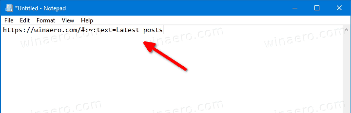 Paste The Text Fragment To Notepad