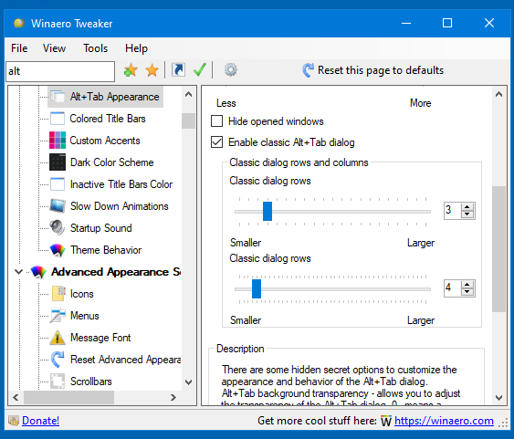 download the last version for windows Winaero Tweaker 1.55