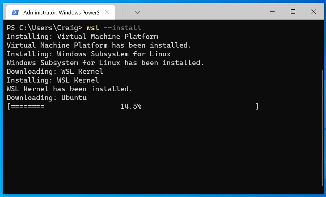 Wsl Installs Distro Automatically