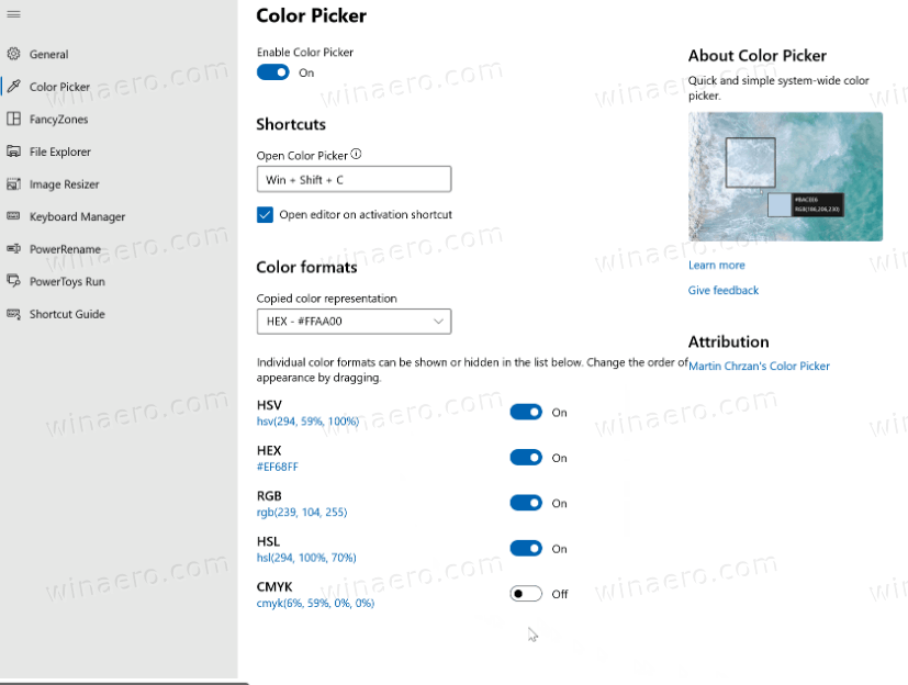 PowerToys New Color Picker V2 Image 6