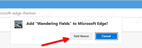 Add Theme To Microsoft Edge