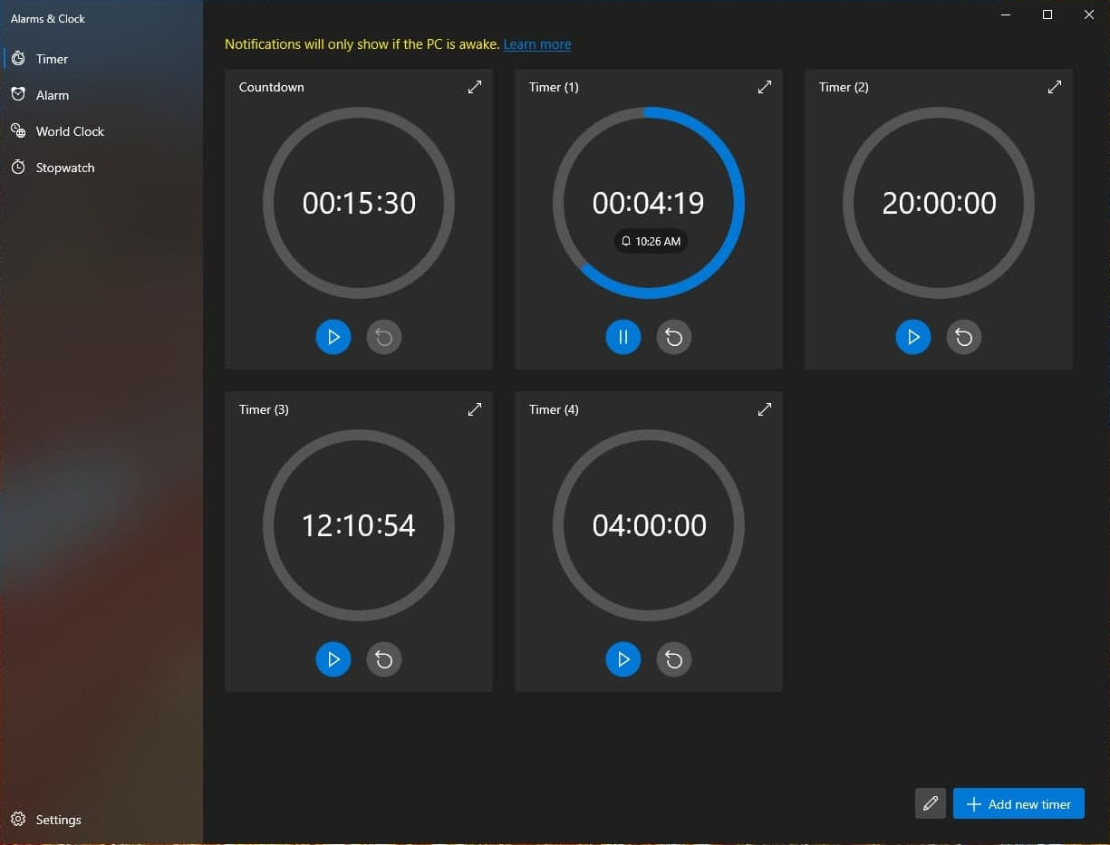 analog clock for windows 10 desktop stays on