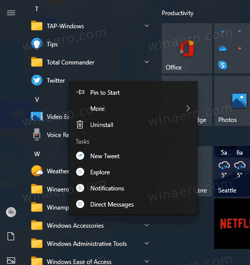 Chrome Uninstall PWA Start Menu Command